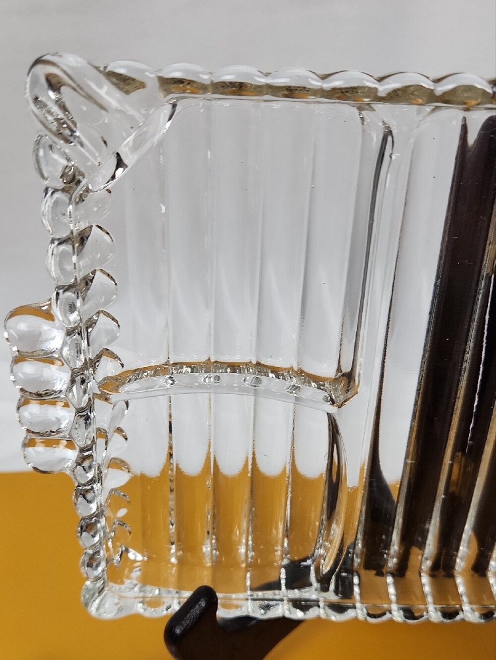 Mid Century Vintage Collectable Hazel Atlas Rolling Glass Dessert Trays. 6 Trays - Picture 10 of 12